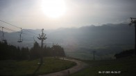 Archiv Foto Webcam Ausblick Mittelstation Hörnerbahn 06:00