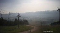 Archiv Foto Webcam Ausblick Mittelstation Hörnerbahn 07:00