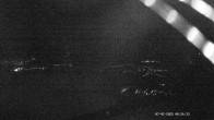 Archiv Foto Webcam Ausblick Mittelstation Hörnerbahn 23:00