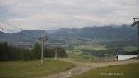 Archiv Foto Webcam Ausblick Mittelstation Hörnerbahn 15:00