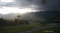 Archiv Foto Webcam Ausblick Mittelstation Hörnerbahn 05:00