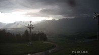 Archiv Foto Webcam Ausblick Mittelstation Hörnerbahn 06:00