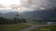Archiv Foto Webcam Ausblick Mittelstation Hörnerbahn 00:00