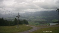Archiv Foto Webcam Ausblick Mittelstation Hörnerbahn 04:00
