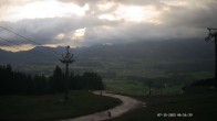 Archiv Foto Webcam Ausblick Mittelstation Hörnerbahn 06:00