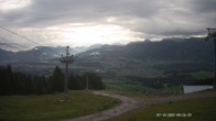 Archiv Foto Webcam Ausblick Mittelstation Hörnerbahn 07:00