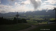 Archiv Foto Webcam Ausblick Mittelstation Hörnerbahn 09:00