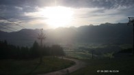 Archiv Foto Webcam Ausblick Mittelstation Hörnerbahn 06:00