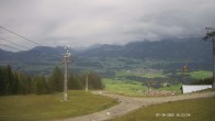 Archiv Foto Webcam Ausblick Mittelstation Hörnerbahn 15:00