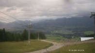 Archiv Foto Webcam Ausblick Mittelstation Hörnerbahn 19:00