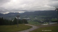 Archiv Foto Webcam Ausblick Mittelstation Hörnerbahn 07:00