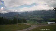 Archiv Foto Webcam Ausblick Mittelstation Hörnerbahn 13:00