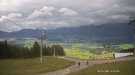 Archiv Foto Webcam Ausblick Mittelstation Hörnerbahn 15:00