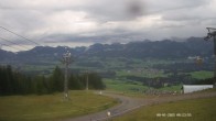 Archiv Foto Webcam Ausblick Mittelstation Hörnerbahn 07:00