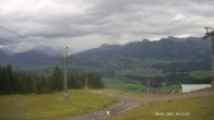 Archiv Foto Webcam Ausblick Mittelstation Hörnerbahn 09:00