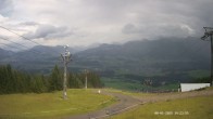 Archiv Foto Webcam Ausblick Mittelstation Hörnerbahn 13:00