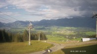 Archiv Foto Webcam Ausblick Mittelstation Hörnerbahn 17:00