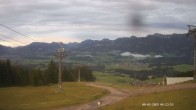 Archiv Foto Webcam Ausblick Mittelstation Hörnerbahn 05:00