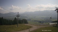 Archiv Foto Webcam Ausblick Mittelstation Hörnerbahn 09:00
