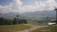 Archiv Foto Webcam Ausblick Mittelstation Hörnerbahn 11:00