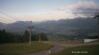 Archiv Foto Webcam Ausblick Mittelstation Hörnerbahn 17:00