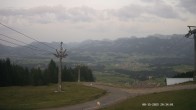 Archiv Foto Webcam Ausblick Mittelstation Hörnerbahn 19:00