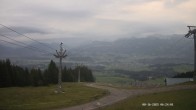 Archiv Foto Webcam Ausblick Mittelstation Hörnerbahn 05:00