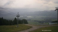 Archiv Foto Webcam Ausblick Mittelstation Hörnerbahn 06:00