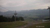 Archiv Foto Webcam Ausblick Mittelstation Hörnerbahn 05:00