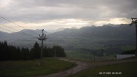 Archiv Foto Webcam Ausblick Mittelstation Hörnerbahn 07:00
