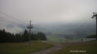 Archiv Foto Webcam Ausblick Mittelstation Hörnerbahn 05:00