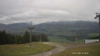 Archiv Foto Webcam Ausblick Mittelstation Hörnerbahn 12:00