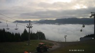 Archiv Foto Webcam Ausblick Mittelstation Hörnerbahn 07:00