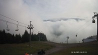 Archiv Foto Webcam Ausblick Mittelstation Hörnerbahn 09:00