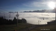 Archiv Foto Webcam Ausblick Mittelstation Hörnerbahn 07:00