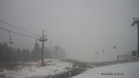 Archiv Foto Webcam Ausblick Mittelstation Hörnerbahn 11:00