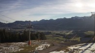 Archiv Foto Webcam Ausblick Mittelstation Hörnerbahn 07:00