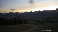 Archiv Foto Webcam Ausblick Mittelstation Hörnerbahn 06:00