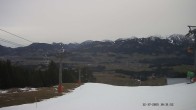 Archiv Foto Webcam Ausblick Mittelstation Hörnerbahn 09:00