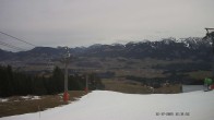 Archiv Foto Webcam Ausblick Mittelstation Hörnerbahn 11:00