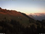 Archived image Webcam mountain restaurant Bärenfang, Hochstuckli Sattel 19:00