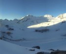 Archived image Webcam Pitztale glacier: Gletscherexpress top station 05:00