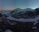 Archiv Foto Webcam Bergstation Gletscherexpress (Pitztaler Gletscher) 19:00