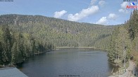 Archived image Webcam Lake "Großer Arbersee" (Bavarian Forest) 09:00