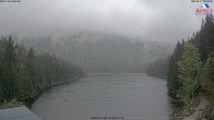 Archived image Webcam Lake "Großer Arbersee" (Bavarian Forest) 07:00