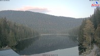 Archived image Webcam Lake "Großer Arbersee" (Bavarian Forest) 06:00