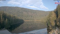 Archived image Webcam Lake "Großer Arbersee" (Bavarian Forest) 07:00