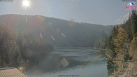 Archived image Webcam Lake "Großer Arbersee" (Bavarian Forest) 15:00