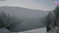 Archived image Webcam Lake "Großer Arbersee" (Bavarian Forest) 15:00