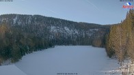 Archived image Webcam Lake "Großer Arbersee" (Bavarian Forest) 13:00